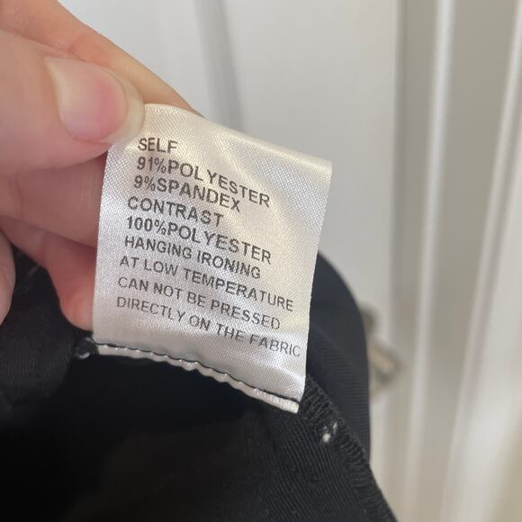 Sho by Tadashi Shoji Bodycon Dress Mock Neck Silver Sequin Netted Black NWT 8 - Picture 6 of 7